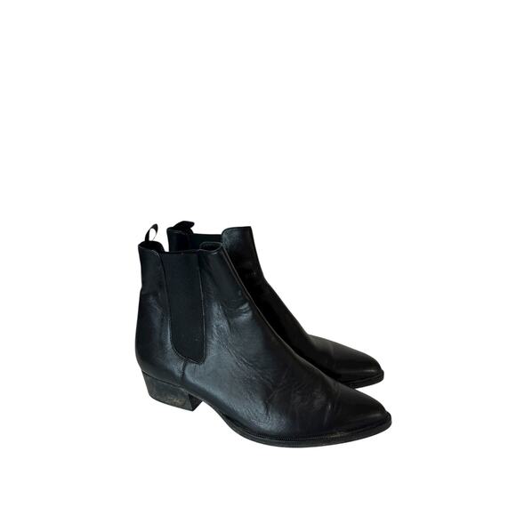 Jack Erwin Robbie Chelsea Boots Sz 8.5 Men’s Leather Pointed Toe Nice, Light Use - Picture 1 of 8